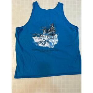 Sea Dog Tank Clearwater Florida in Blue Size XXL